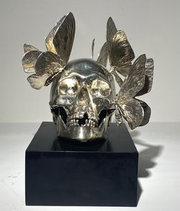 Vanité (Crâne aux papillons), Philippe Pasqua