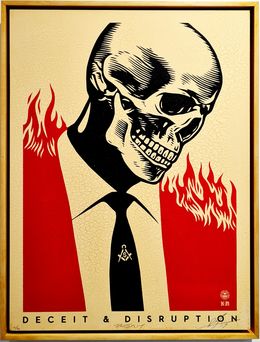 Deceit and disruption 6/6, Shepard Fairey (Obey)