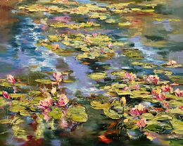 Blooming Water Lilies, Diana Malivani