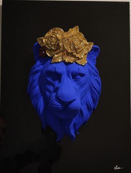 Lion aux fleurs, Cha