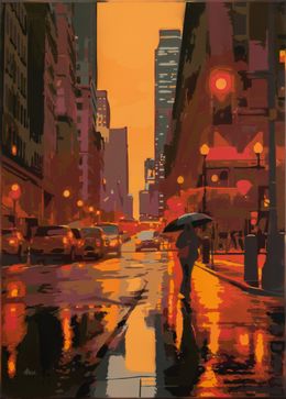 New York City Rain #3, Marco Barberio